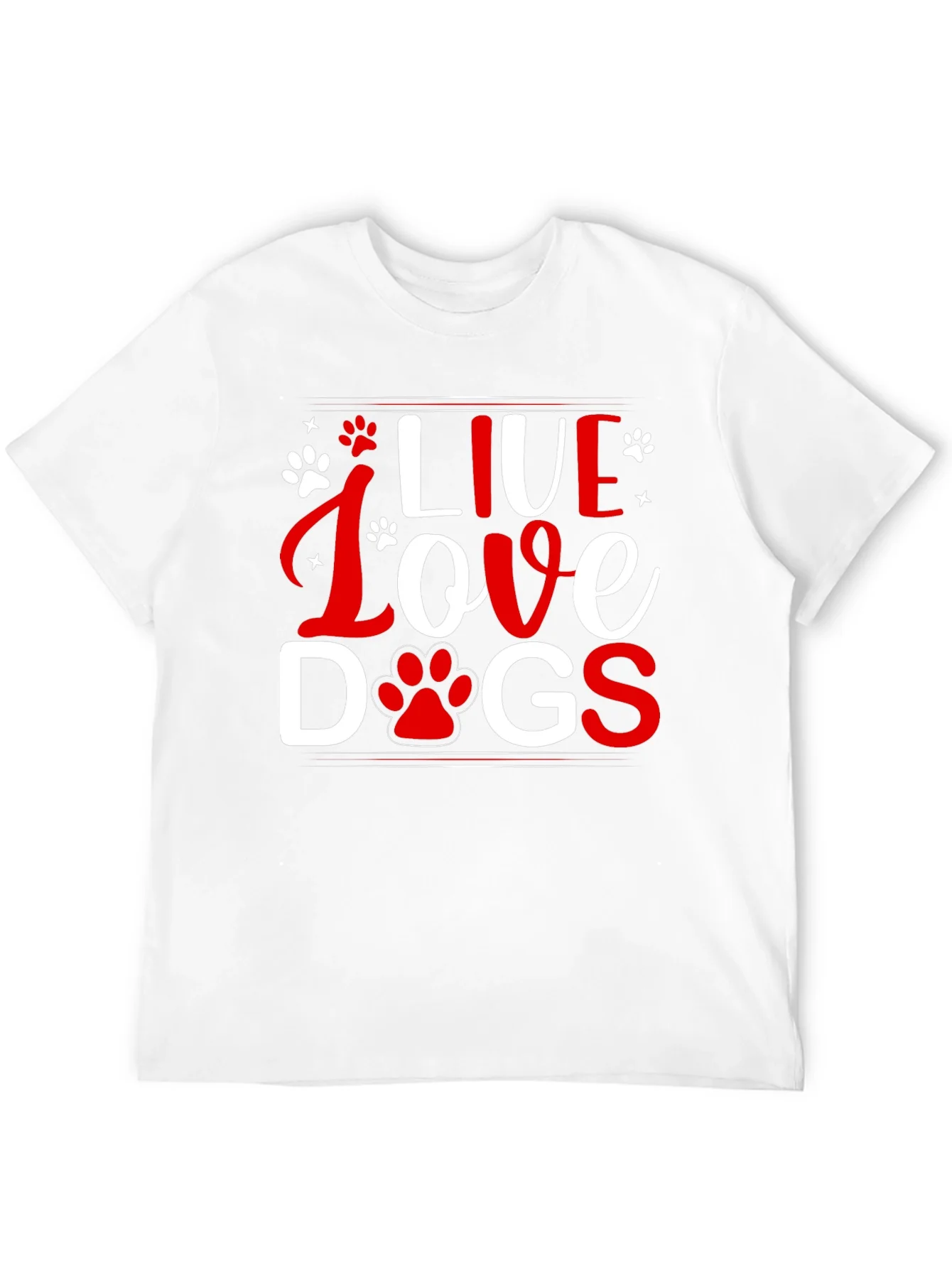 Live Love Dogs Graphic Tee - Unisex T-Shirt