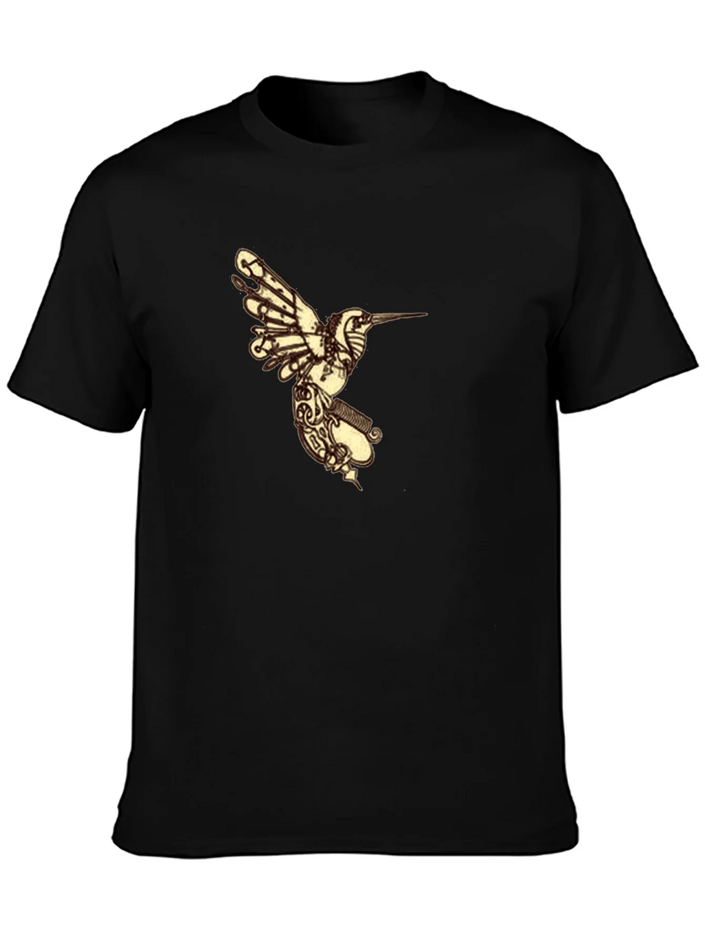 Hummingbird Graphic Tee - Stylish Bird Design