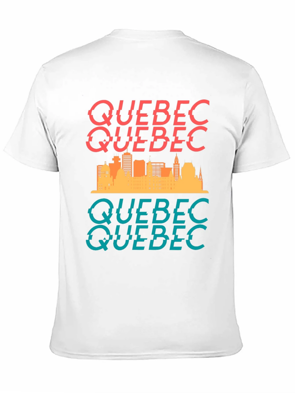 Quebec Skyline Graphic Tee - Stylish Cityscape T-Shirt