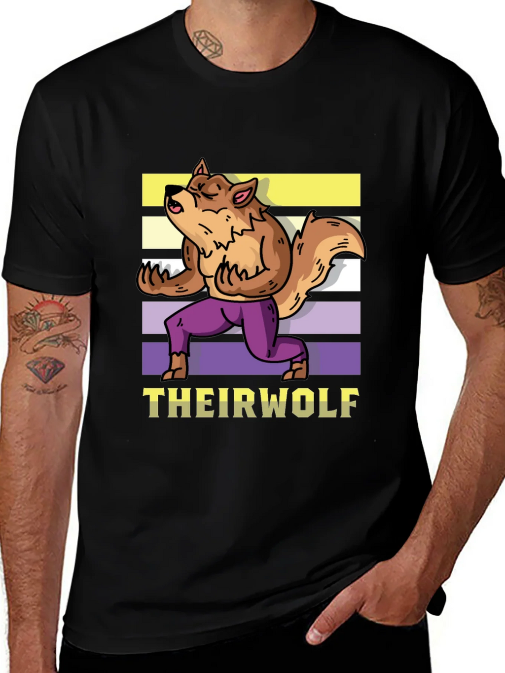 THEIRWOLF Graphic T-Shirt