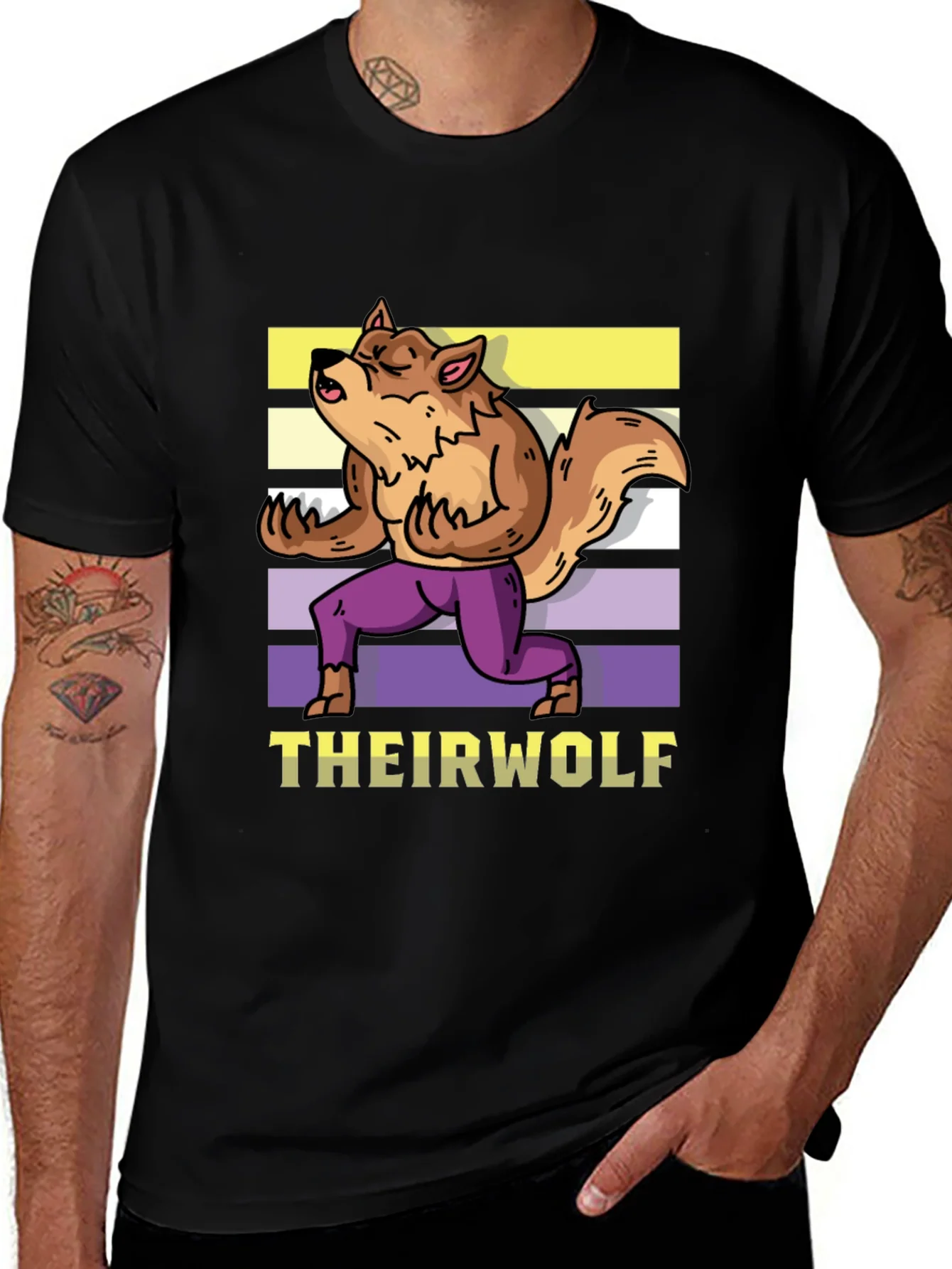 THEIRWOLF Graphic T-Shirt