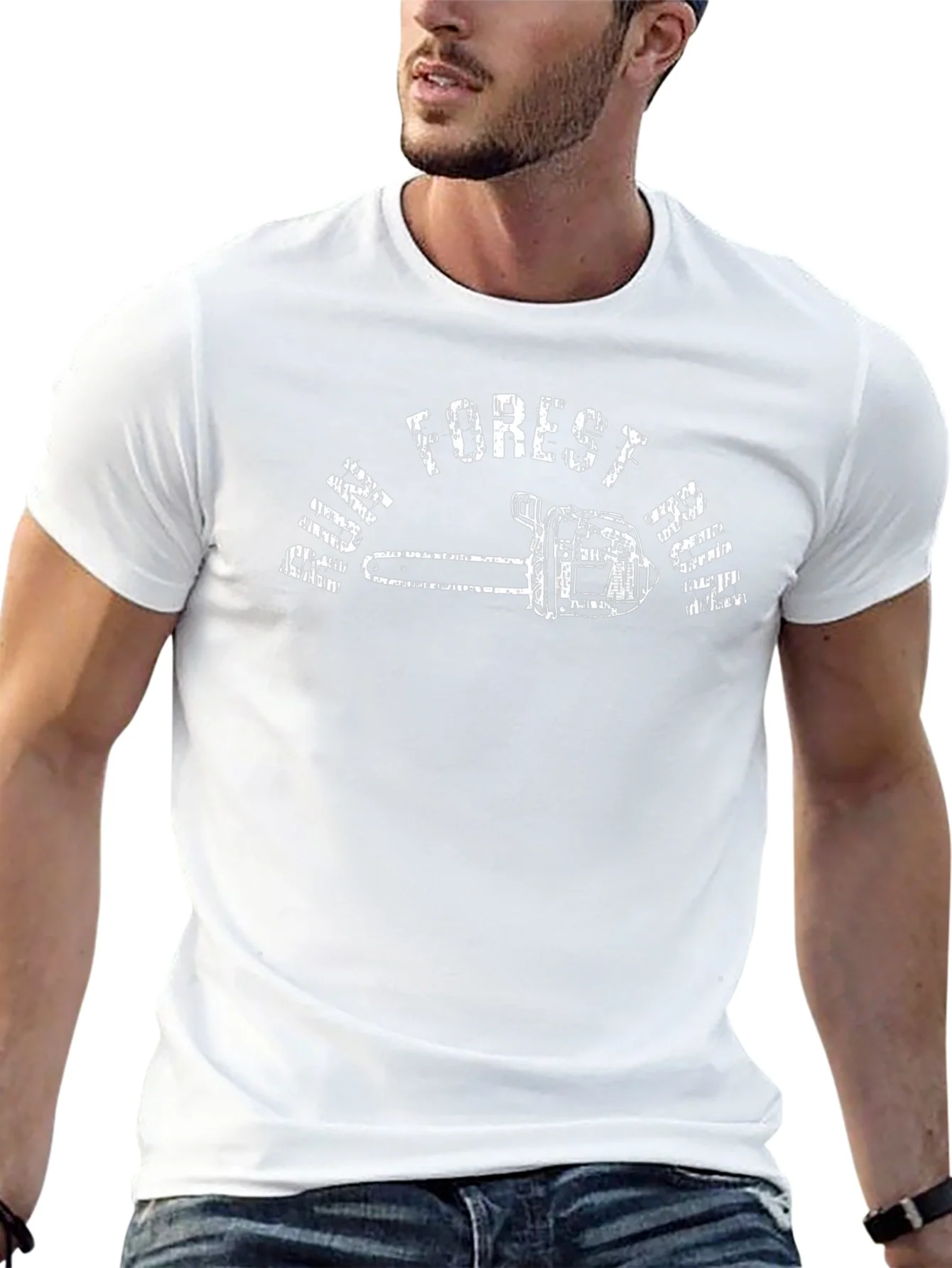 Run Forest Run Chainsaw T-Shirt