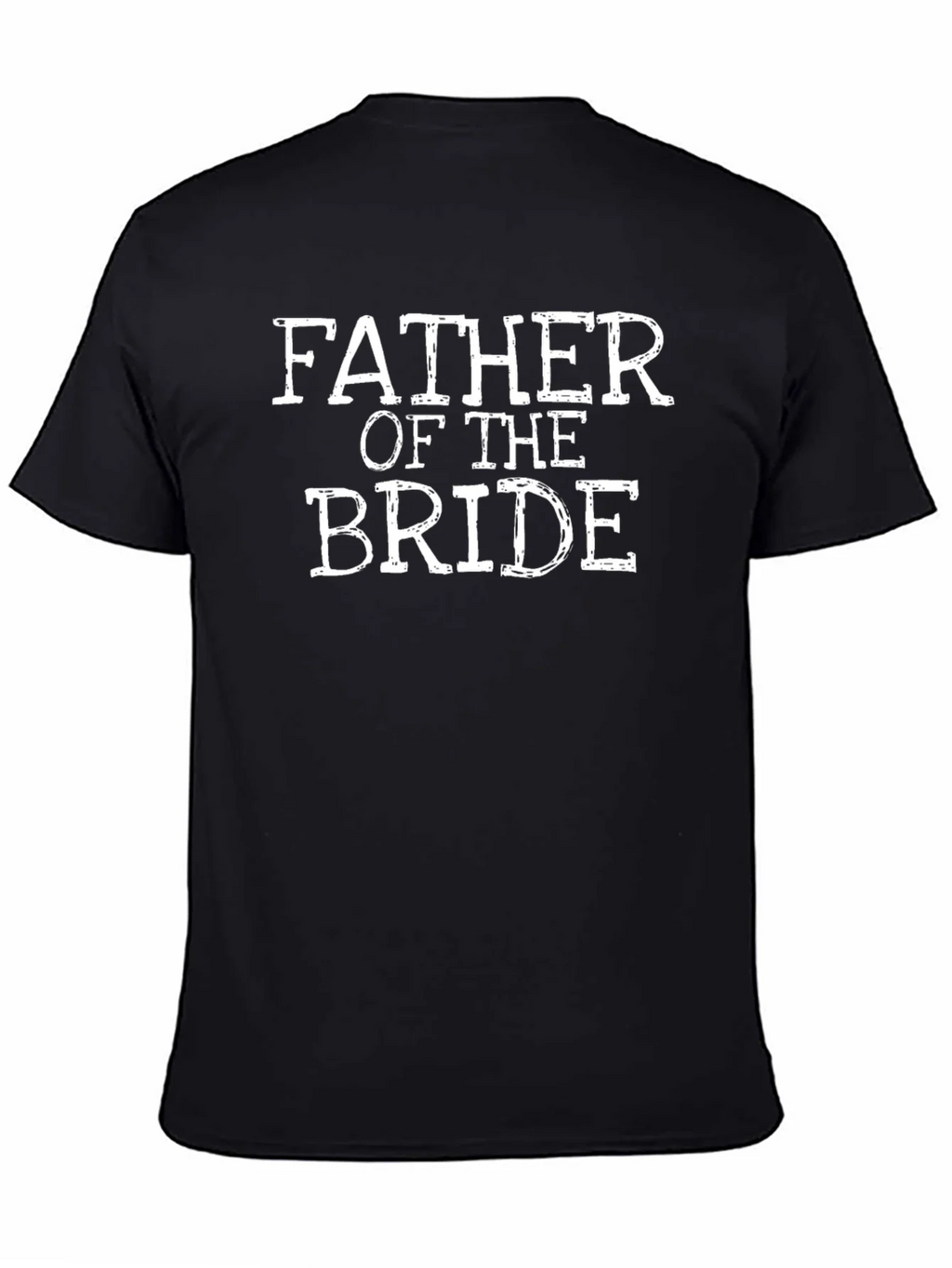 Father of the Bride Graphic T-Shirt - Black