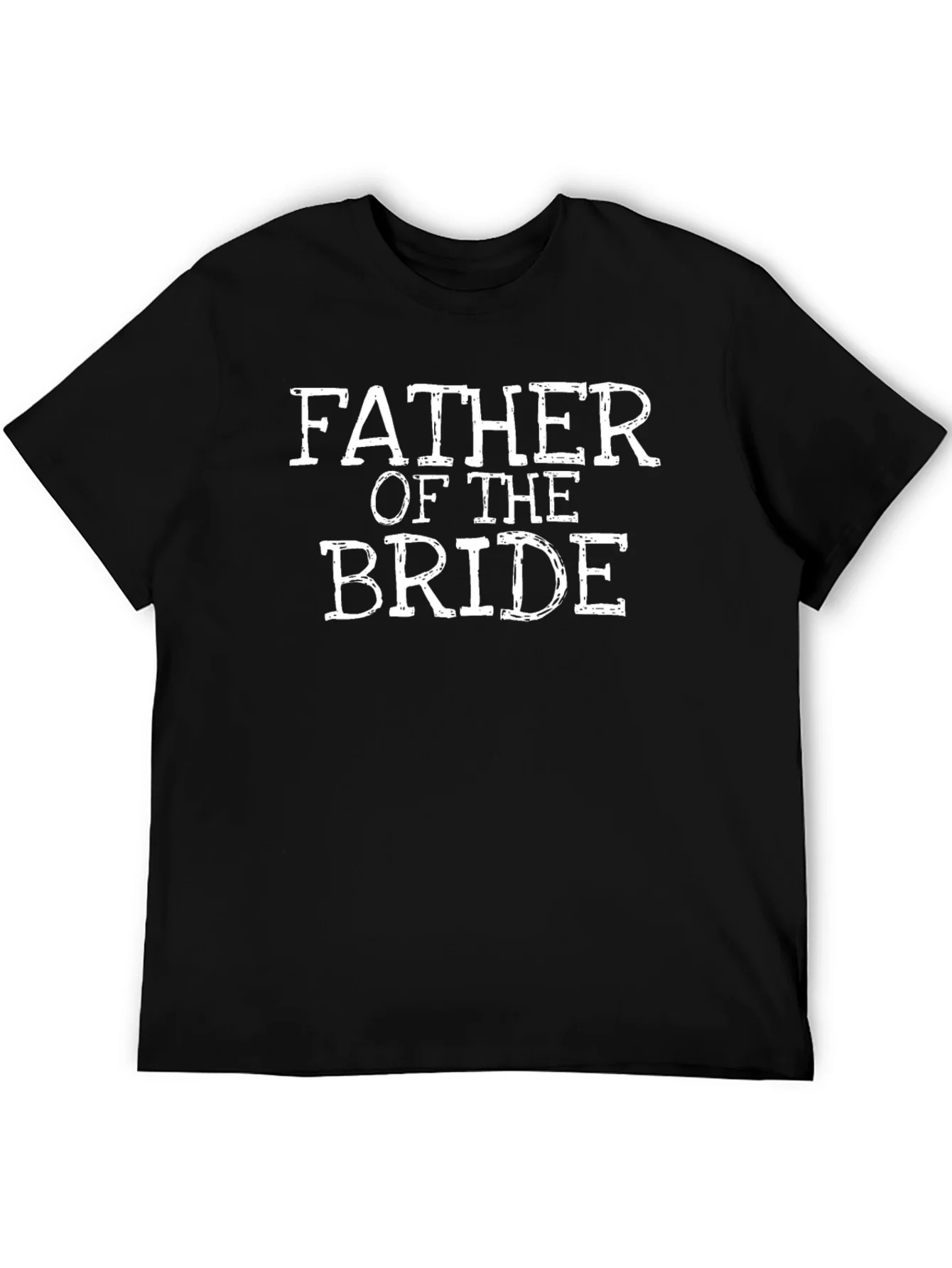 Father of the Bride Graphic T-Shirt - Black