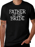 Father of the Bride Graphic T-Shirt - Black