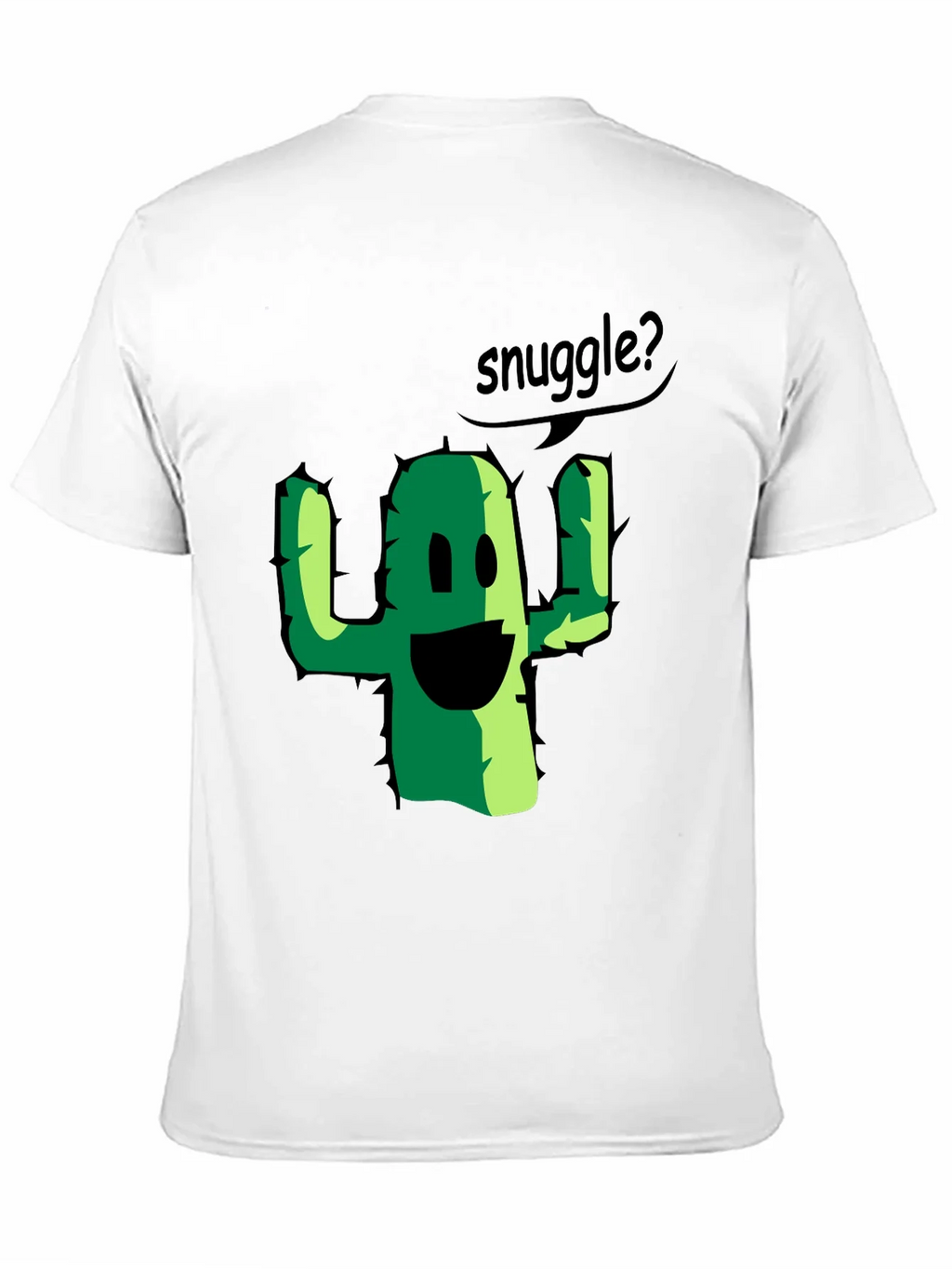 Snuggle Cactus Graphic Tee - Black