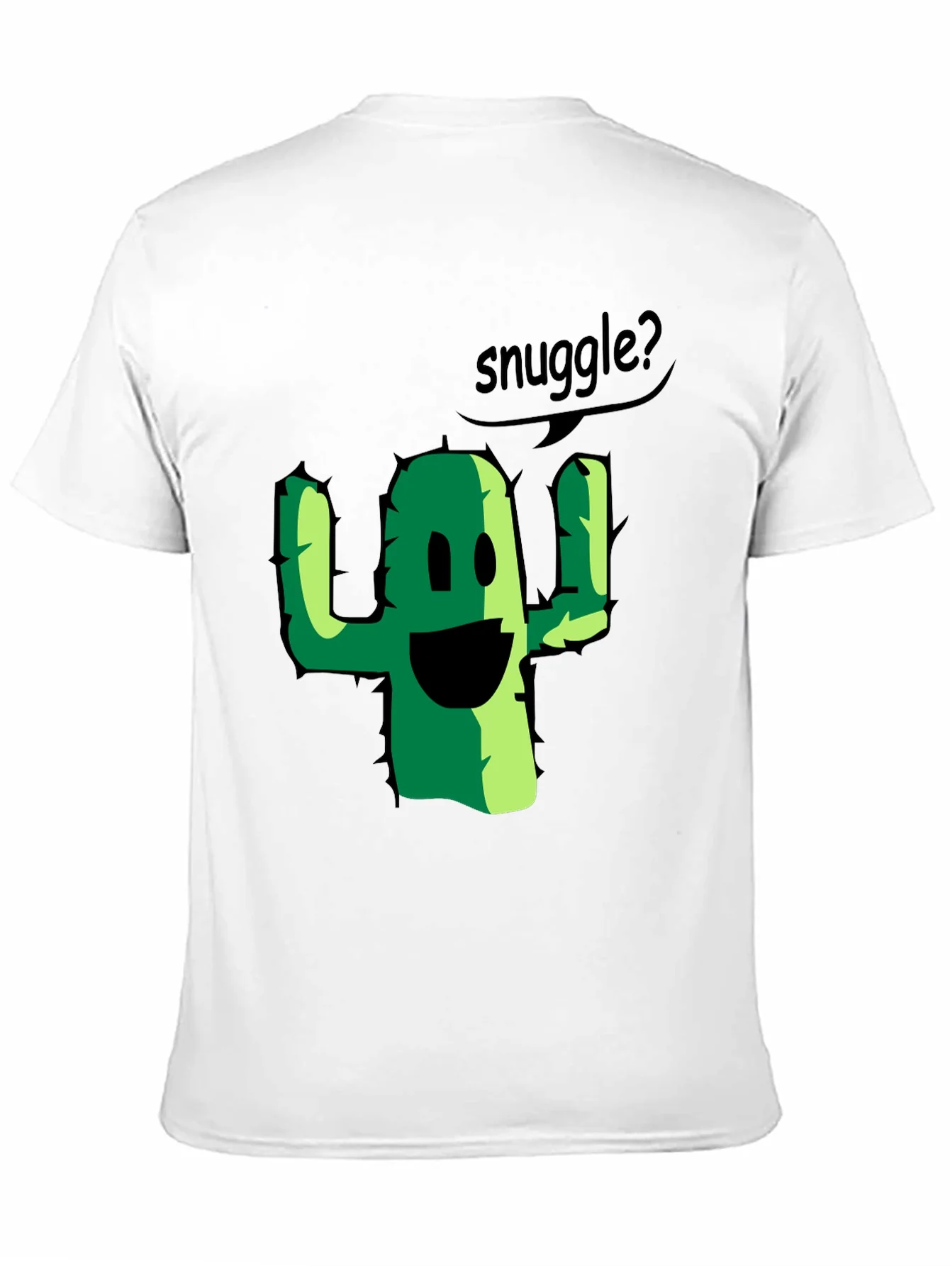 Snuggle Cactus Graphic Tee - Black