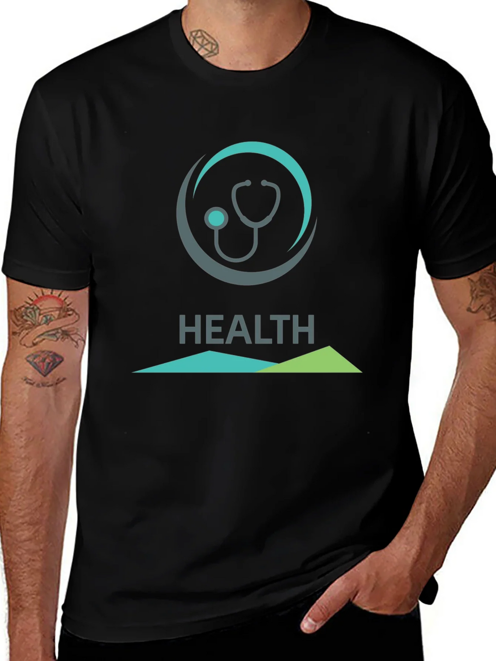 Health Stethoscope Graphic T-Shirt - Unisex
