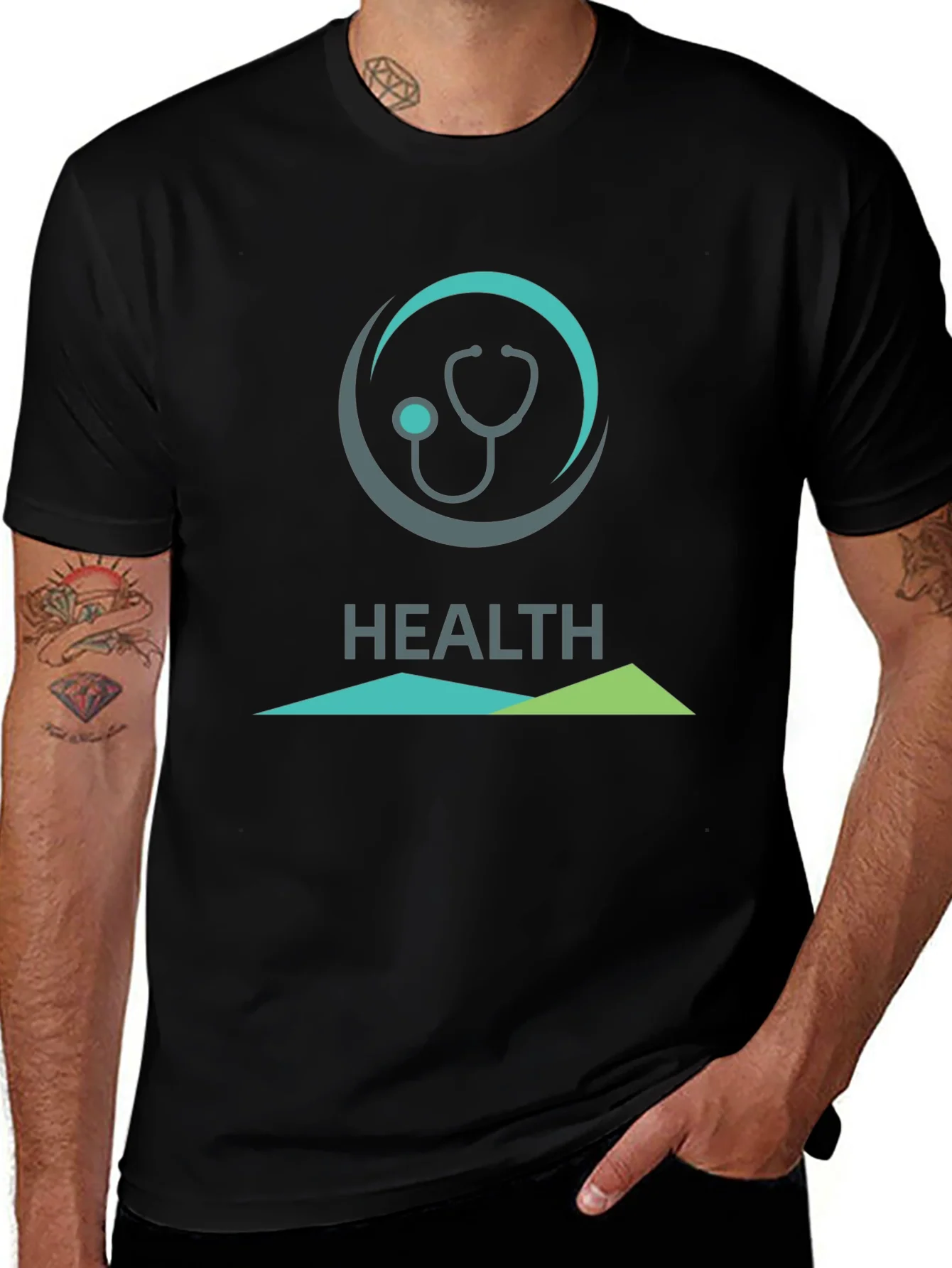 Health Stethoscope Graphic T-Shirt - Unisex