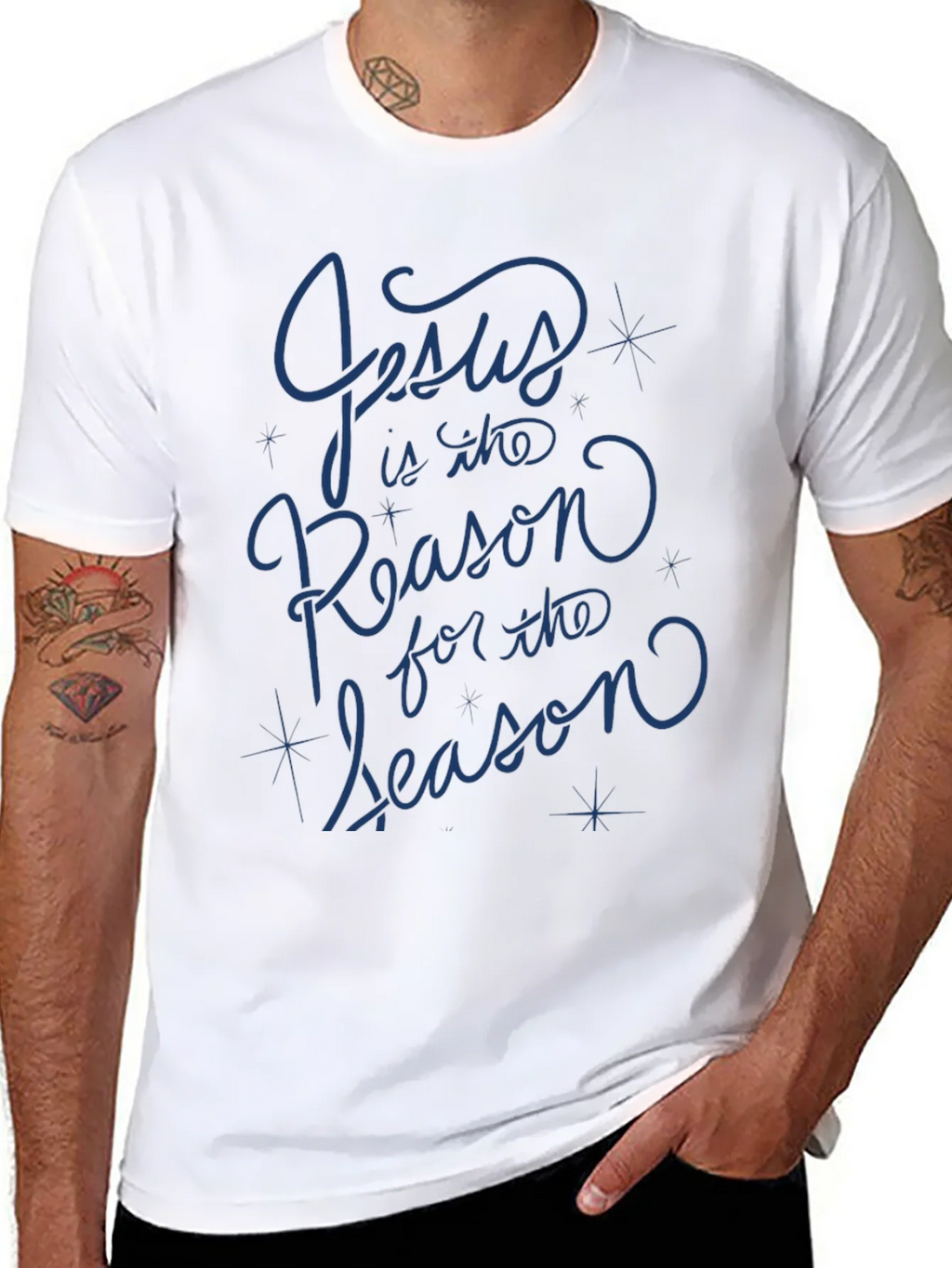 Jesus is the Reason T-Shirt - Christian Holiday Apparel