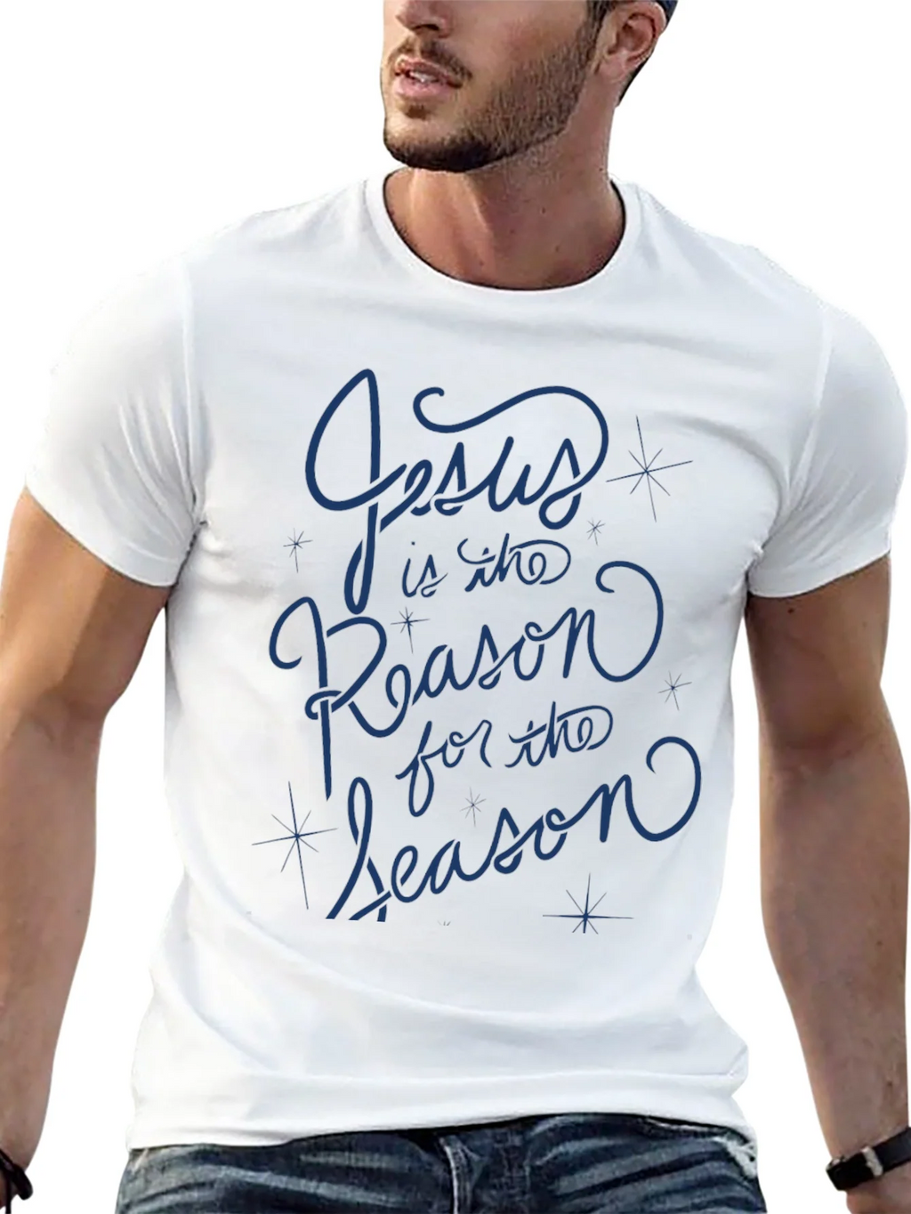 Jesus is the Reason T-Shirt - Christian Holiday Apparel