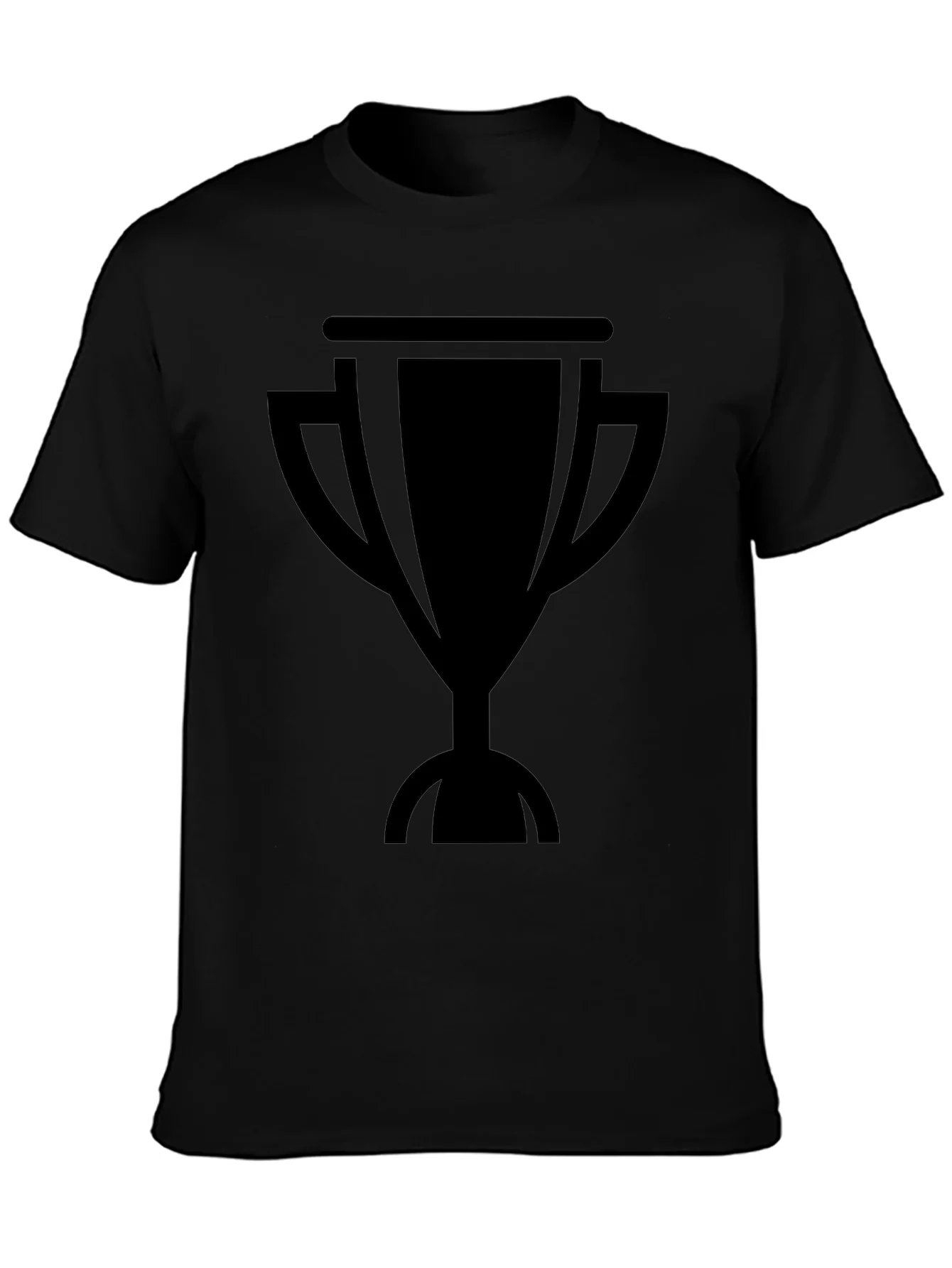 Black Trophy Graphic Tee - Mens Short Sleeve Shirt