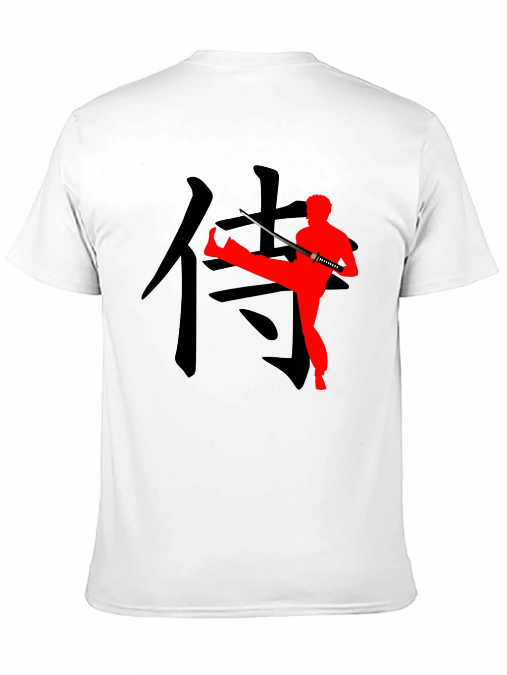Samurai Kick T-Shirt - Martial Arts Inspired Design