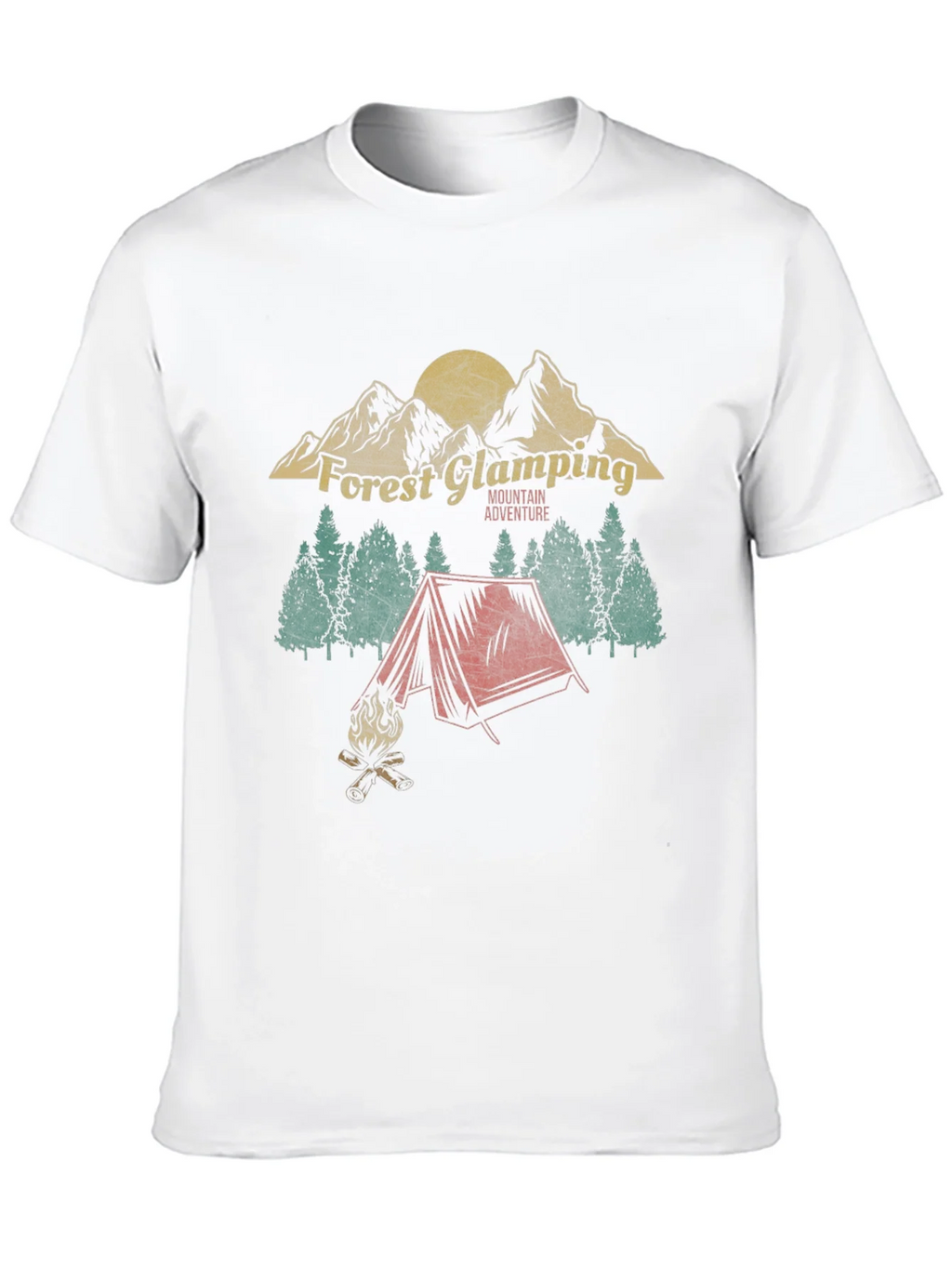 Forest Glamping Adventure Graphic Tee