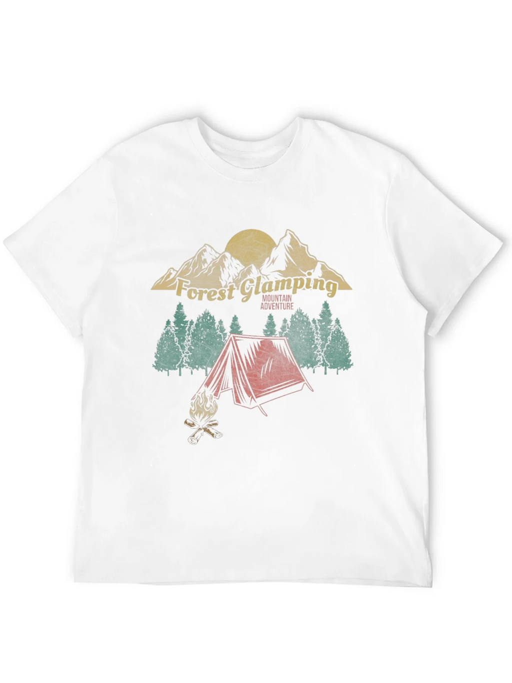 Forest Glamping Adventure Graphic Tee