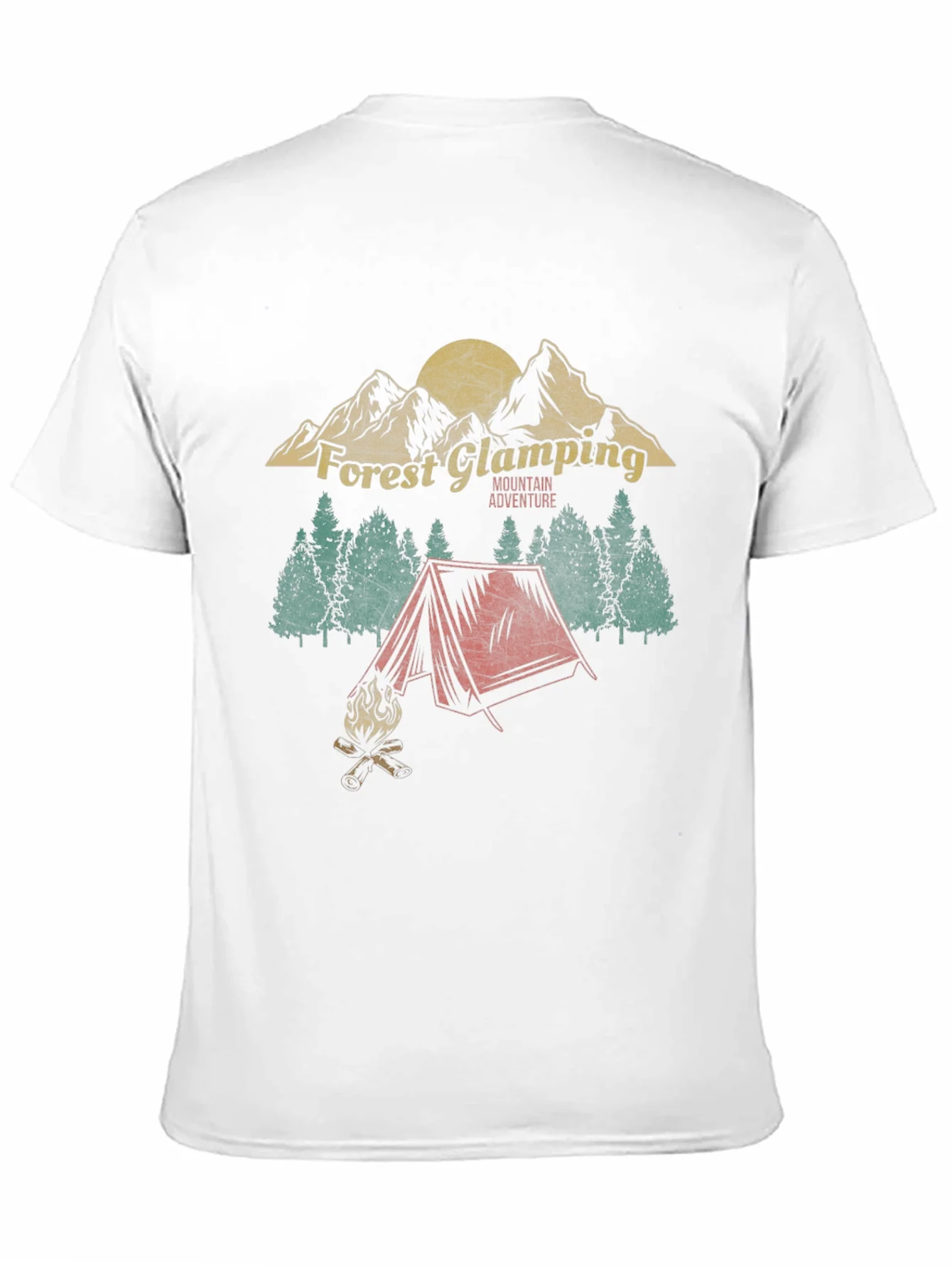 Forest Glamping Adventure Graphic Tee