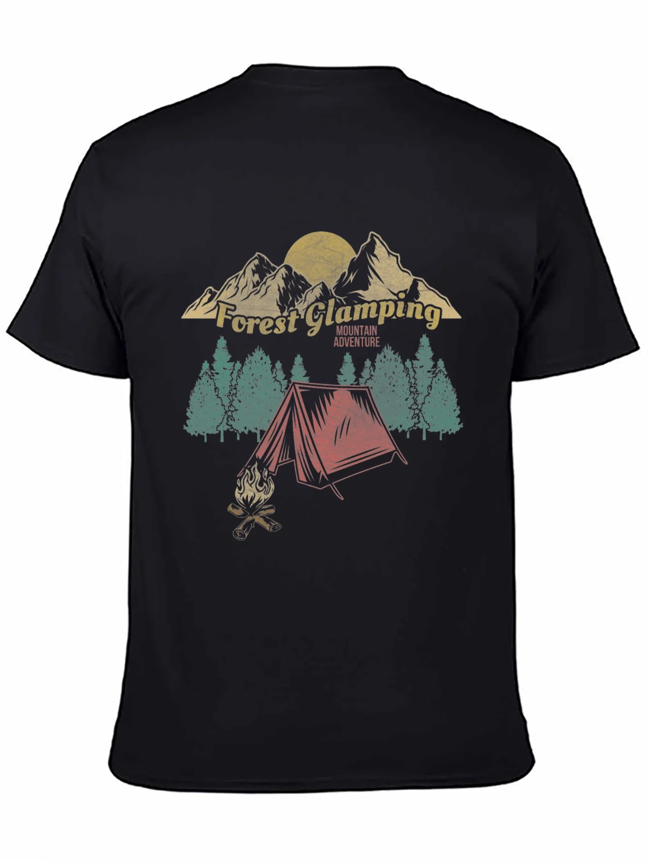 Forest Glamping Adventure Graphic Tee